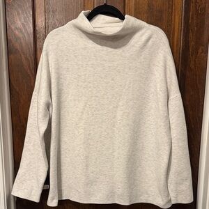 J. Jill Cream Mock Neck Sweater